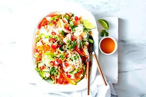 1 Serving Grilled Lemongrass Salmon Salad