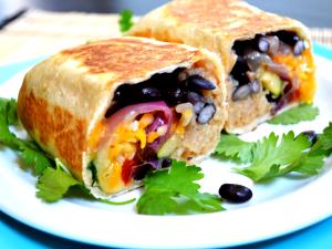 1 Serving Grilled Vegetable Burrito