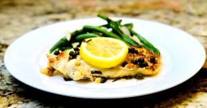 1 serving Gulf Grouper Piccata