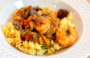 1 Serving Gulf Shrimp & Fusilloni Pasta