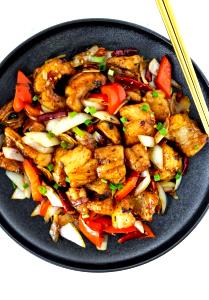 1 Serving Haddock Fish Fillet With Bean Curd İn Spicy Sauce