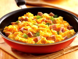 1 Serving Ham, Cheese And Eggs