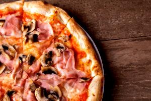 1 Serving Ham İn 2-3 Topping Large Pizza