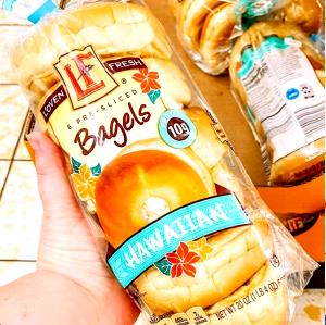 1 Serving Hawaiian Bagel