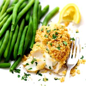 1 Serving Heart Healthy Fresh Baked Haddock