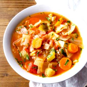 1 Serving Hearty Cabbage Soup (Low Fat) - Large