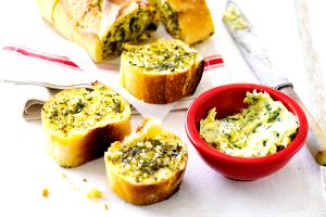 1 Serving Herb And Garlic Bread Base