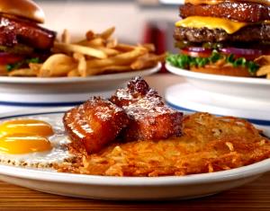 1 Serving Hickory Smoked Thick Bacon Premium Topping Steakburger
