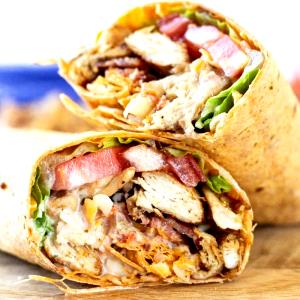 1 Serving Homestyle Chicken Go Wrap Sandwich
