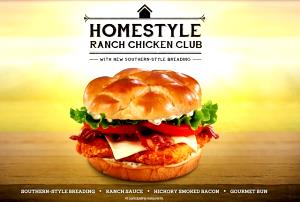 1 Serving Homestyle Ranch Chicken Club