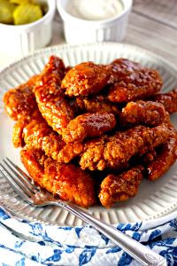 1 Serving Honey Bbq Chicken Strips - 5 Strips