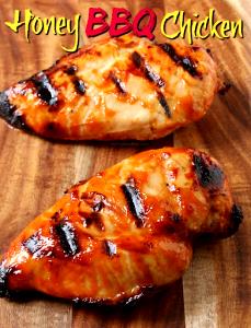 1 serving Honey BBQ Grilled Chicken & Shrimp