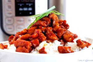 1 Serving Honey Bourbon Chicken - Regular W/ Dressing