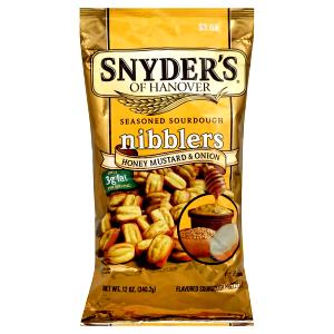 1 Serving Honey Mustard & Onion Nibblers Pretzels