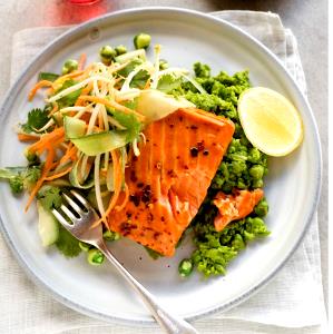 1 Serving Honey Wasabi Salmon Salad