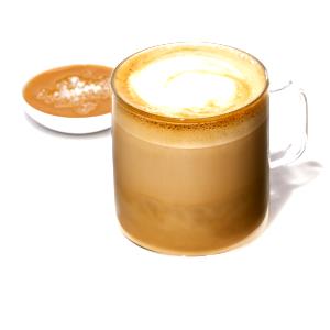 1 Serving Hot Caramel Mocha Non-Fat Milk 16Oz