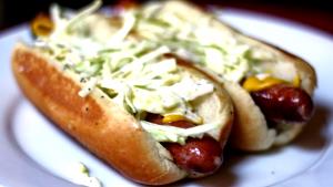 1 Serving Hot Dog - Slaw