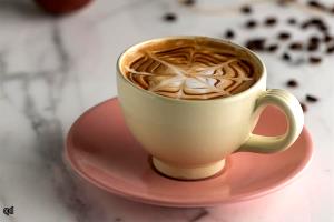 1 Serving Hot Latte, Caramel/Chocolate Large