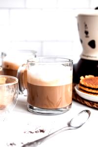 1 Serving Hot Latte Non-Fat Milk 20Oz