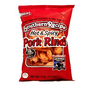 1 Serving Hot & Spicy Pork Cracklins
