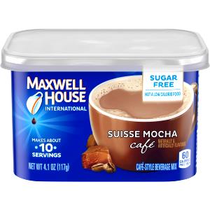 1 Serving Hot Sugar-Free Mocha Non-Fat Milk 12Oz