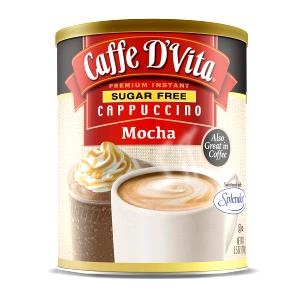 1 Serving Hot Sugar-Free Mocha Non-Fat Milk 8Oz