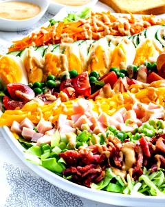1 serving Italian Chef Salad (No Dressing)