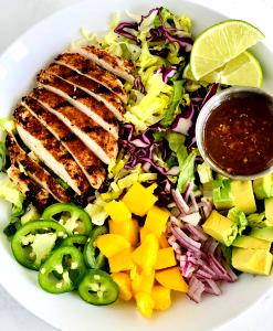 1 Serving Jerk Chicken Salad - Special Request No Dressing