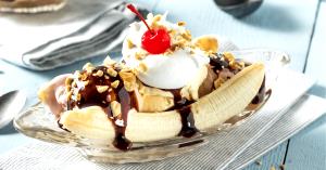 1 Serving Jr. Banana Split Sippable Sundae