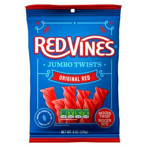 1 Serving Jumbo Red Twists Bag 8Oz (Licorice)