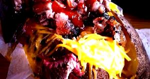 1 serving Jumbo Smoked Potato w/Meat