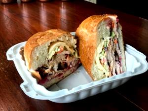 1 Serving Jumbo Smoked Turkey Breast Hoagie Sandwich