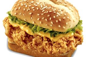1 Serving KFC Snacker With OR Strip, Buffalo