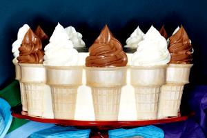1 Serving Kid Cake Cone With Vanilla