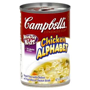 1 Serving Kids Chicken Alphabet Condensed Soup