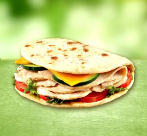 1 Serving Kidz Turkey & Cheese On Flatbread