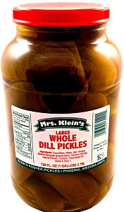 1 Serving Kosher Dill Pickle Planks