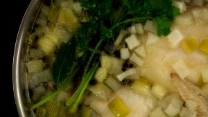 1 Serving Land And Sea, Court Bouillon