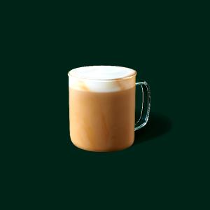 1 Serving Large Caramel Caffe Latte 20Oz. - Homogenized Milk