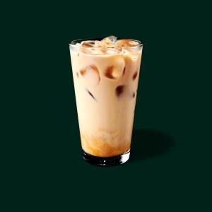 1 Serving Large Iced Caffe Latte With Vanilla 20Oz. - Homogenized Milk
