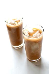 1 Serving Large Iced Caramel Latte 20Oz. - Pacific Soy