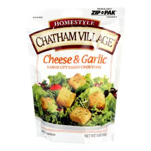 1 Serving Large Cut Cheese & Garlic Croutons