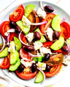 1 Serving Large Greek Salad - Special Request No Dressing