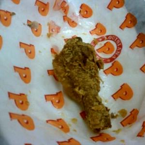 1 Serving Leg (Spicy Chicken ,Skinless And Breading Removed)