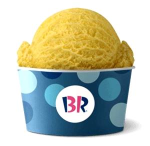 1 Serving Lemon Custard Ice Cream - 2.5 Oz Scoop