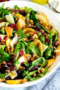 1 Serving (lettuce, 1/2 Pear, Dressing) Pear Salad with Dressing