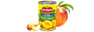1 Serving Light Sugar Yellow Cling Peach Hal