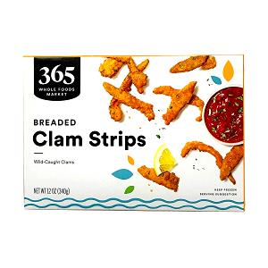 1 Serving Lightly Breaded Clam Strips