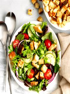 1 Serving Lightly Seasoned Croutons