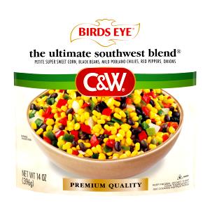 1 Serving Lightly Seasoned Southwestern Blend, Frozen Vegetables
